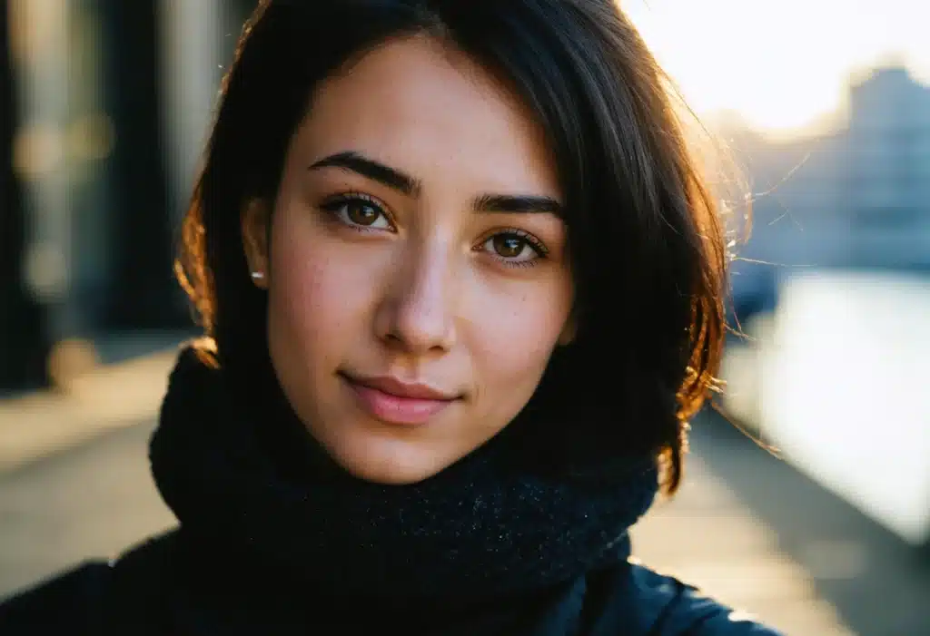 Portrait with Blurred Background