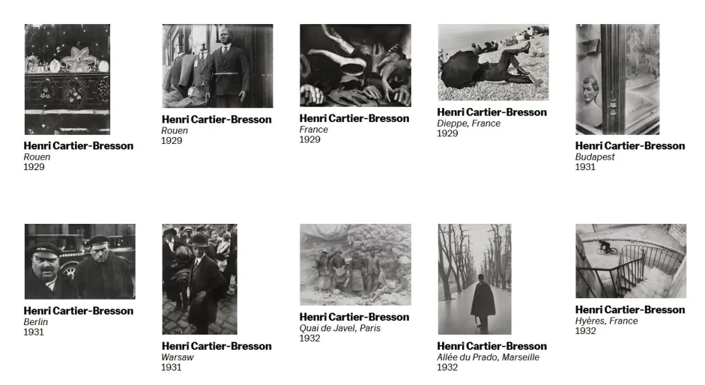 Cartier-Bresson / MoMA Collection