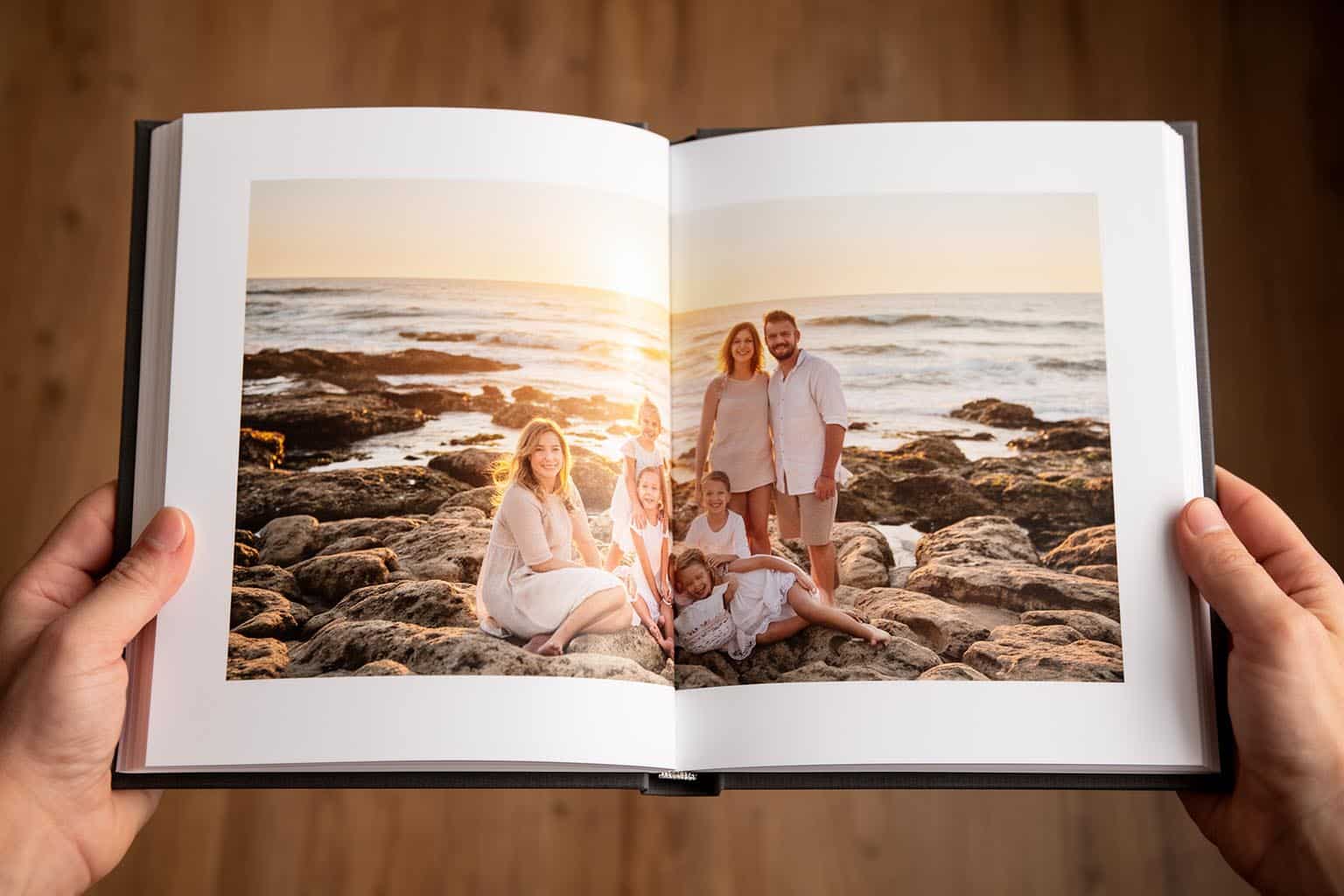 album showing a picture of hollidays with aunty
