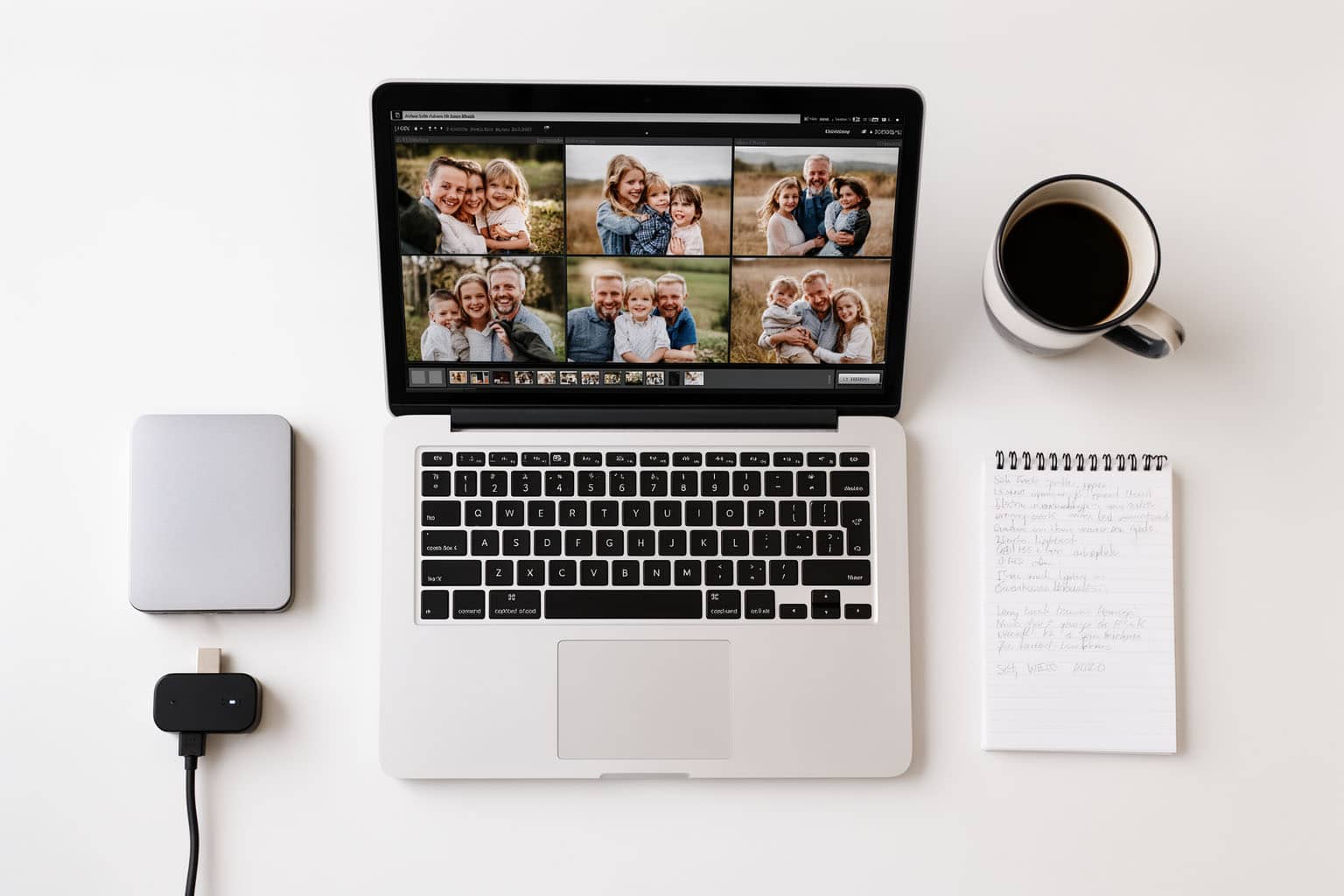 working space - create family album