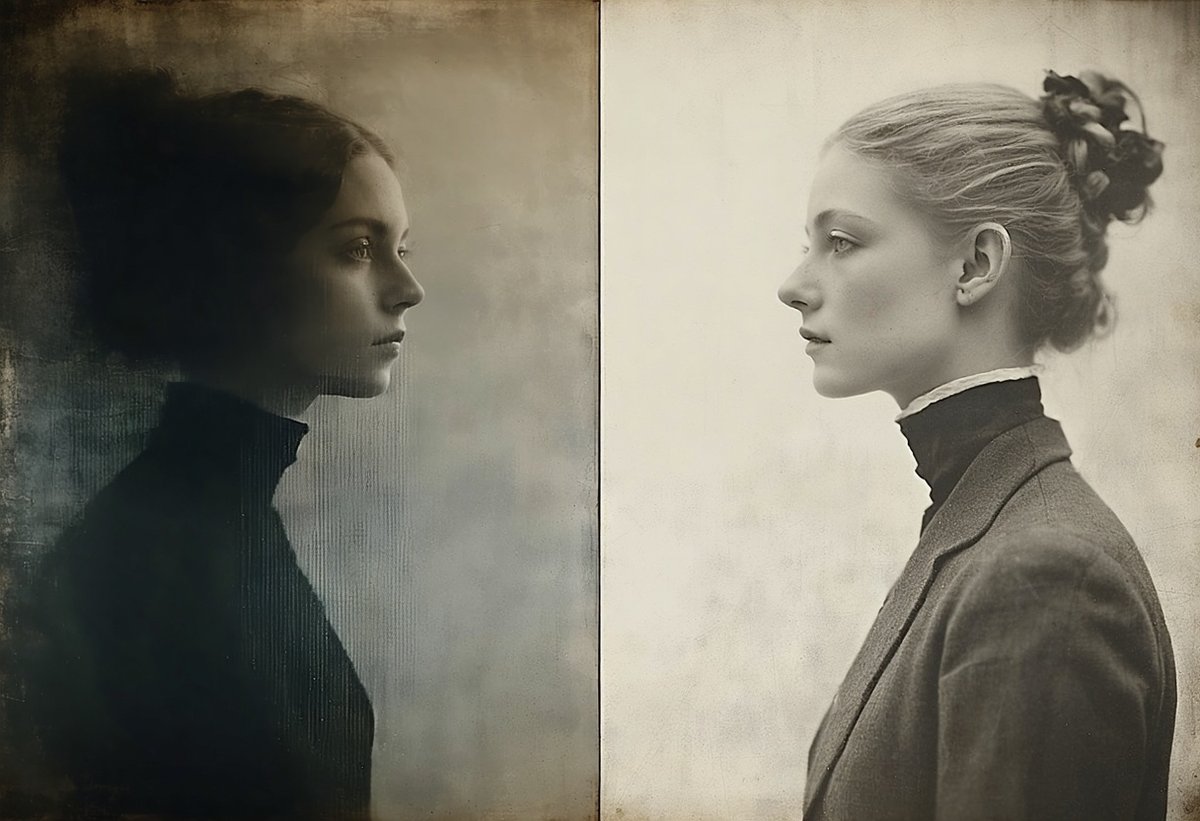 Comparison between soft-focus Pictorialist photography style and sharp Straight Photography aesthetic showing evolution of photographic manifestos in early 20th century