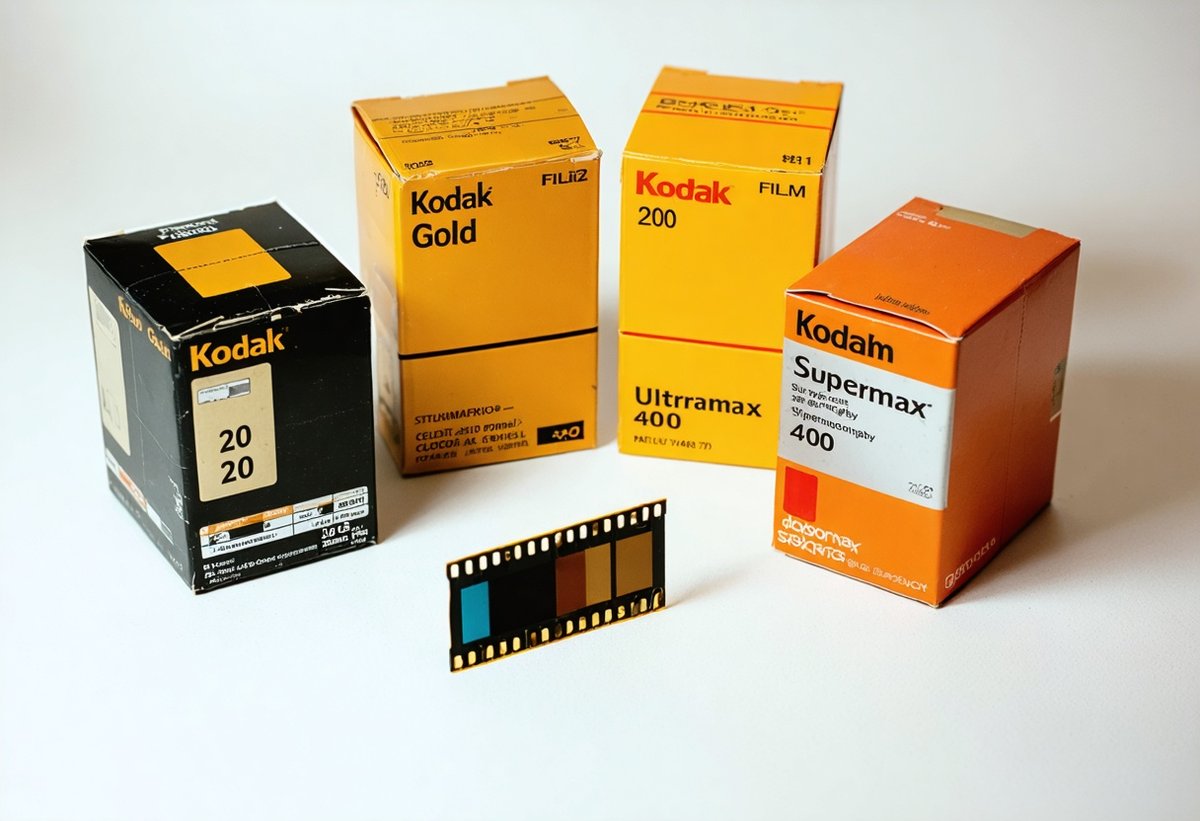 Popular film photography stocks for Y2K aesthetic including Kodak Gold 200 Fujifilm Superia 400 and Kodak Ultramax 400 for analog photography techniques